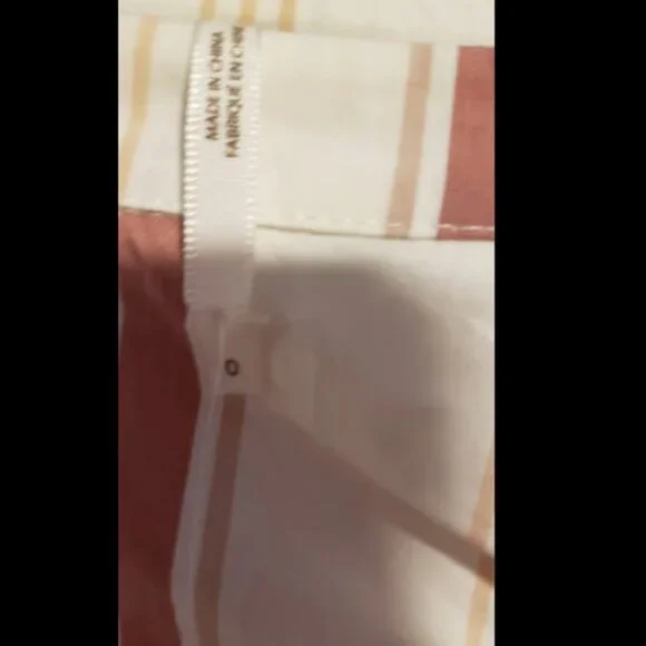 Free People Sz 0 Asymmetric Stripe Midi Skirt NWT OB752748 - Picture 5 of 8